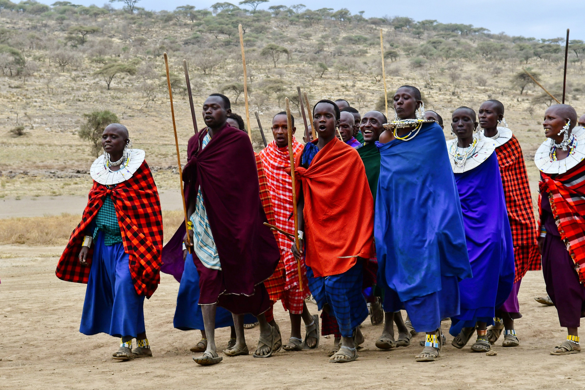 Langs de Afrikaanse Evenaar masai